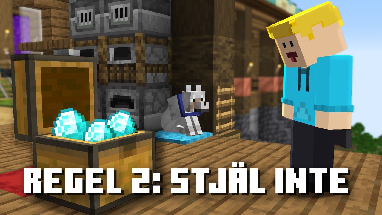 Jag Br&ouml;t Mot ALLA Regler I Minecraft 90gQ