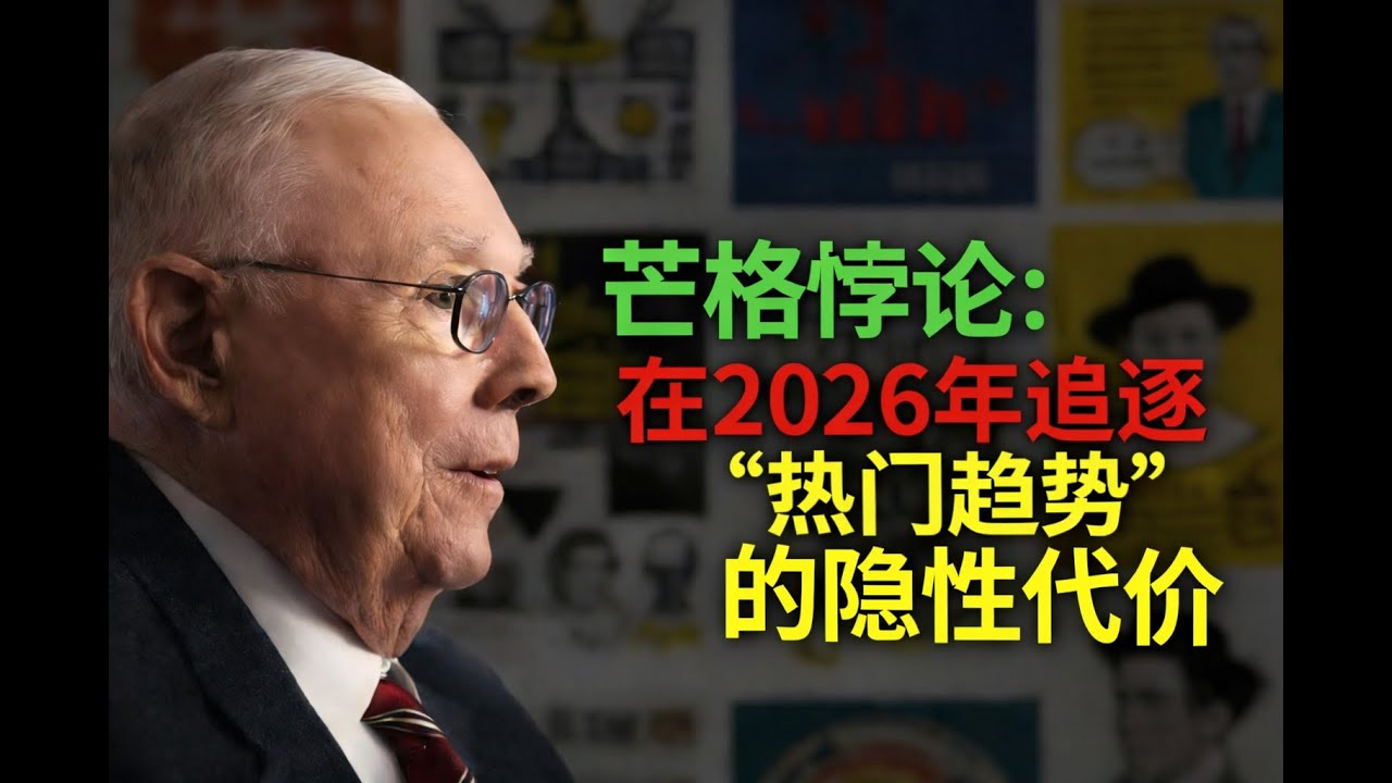 查理芒格悖论：在 2026 年追逐“热门趋势”的隐性代价#查理芒格 #投資心法 #投資哲學 #買入策略 #人生感悟