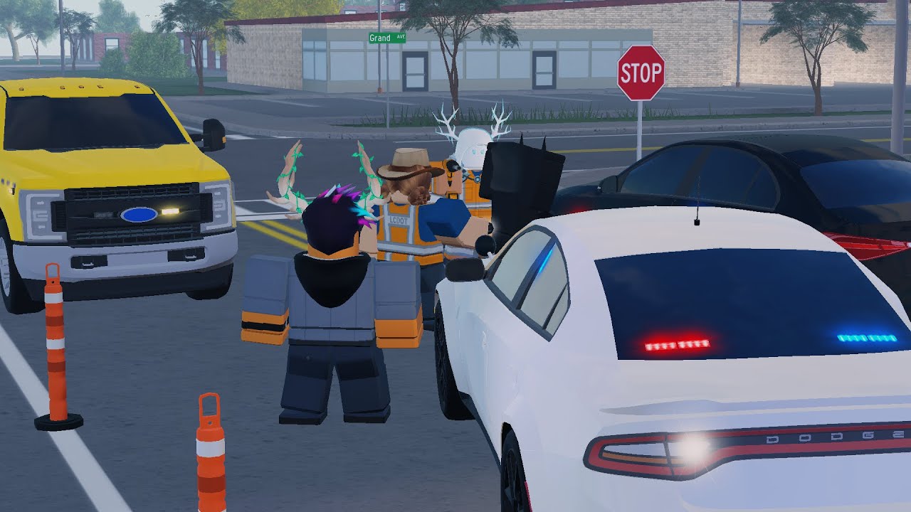 Fake Dot Robs Undercover COP! - ERLC Roblox Liberty County