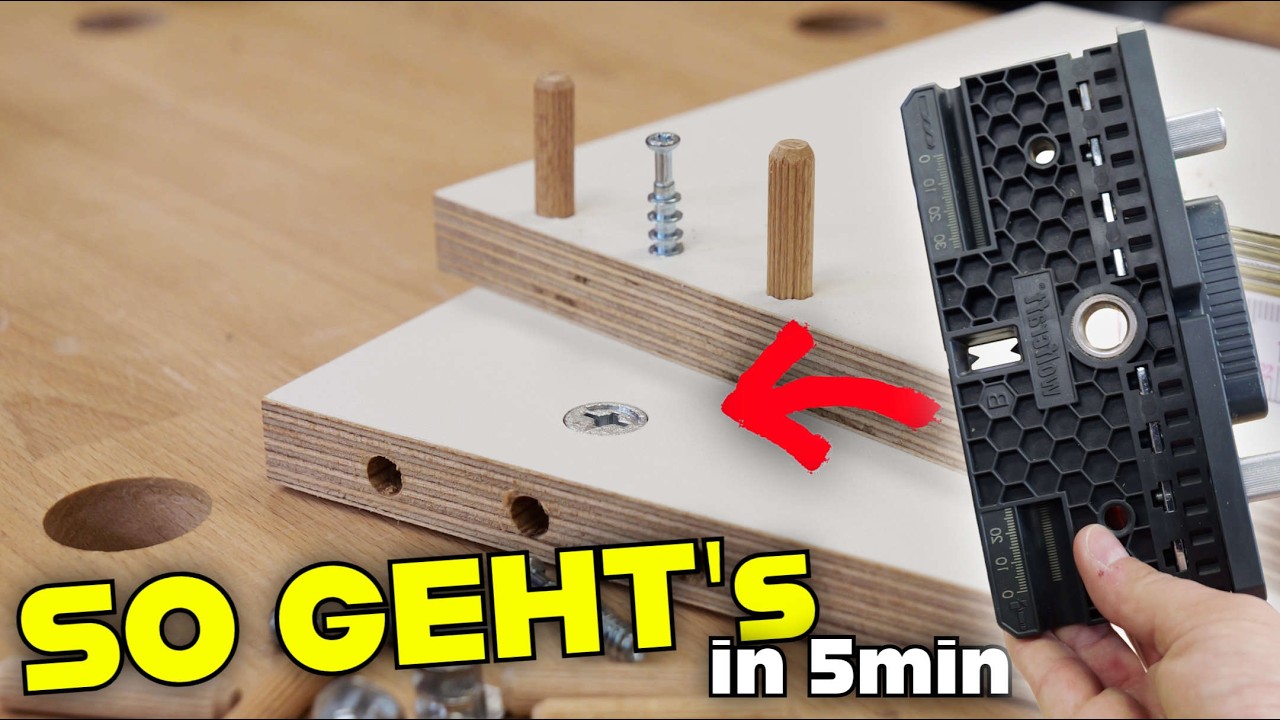 Diese GENIALE HOLZVERBINDUNG macht dein MÖBEL zerlegbar! I MrHandwerk