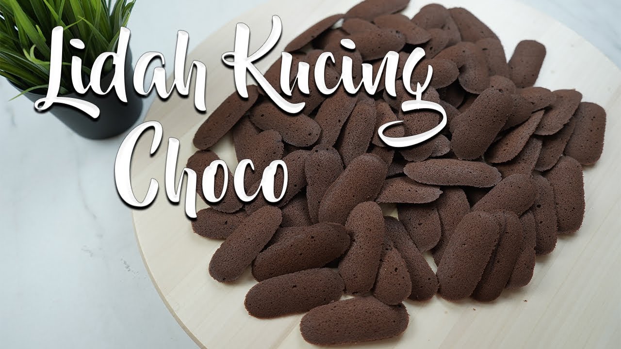 BIKIN KUE KERING LIDAH KUCING COKLAT PAKE RESEP INI DIJAMIN  KETAGIHAN !