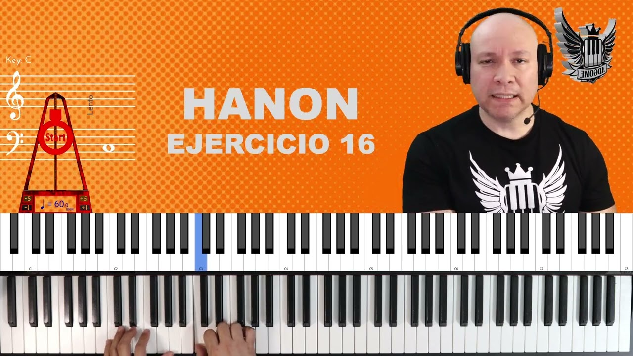 Hanon Piano Ejercicio 16 adgome