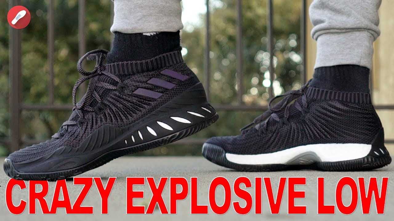 Adidas Crazy Explosive Low 2017 Primeknit First Impressions!