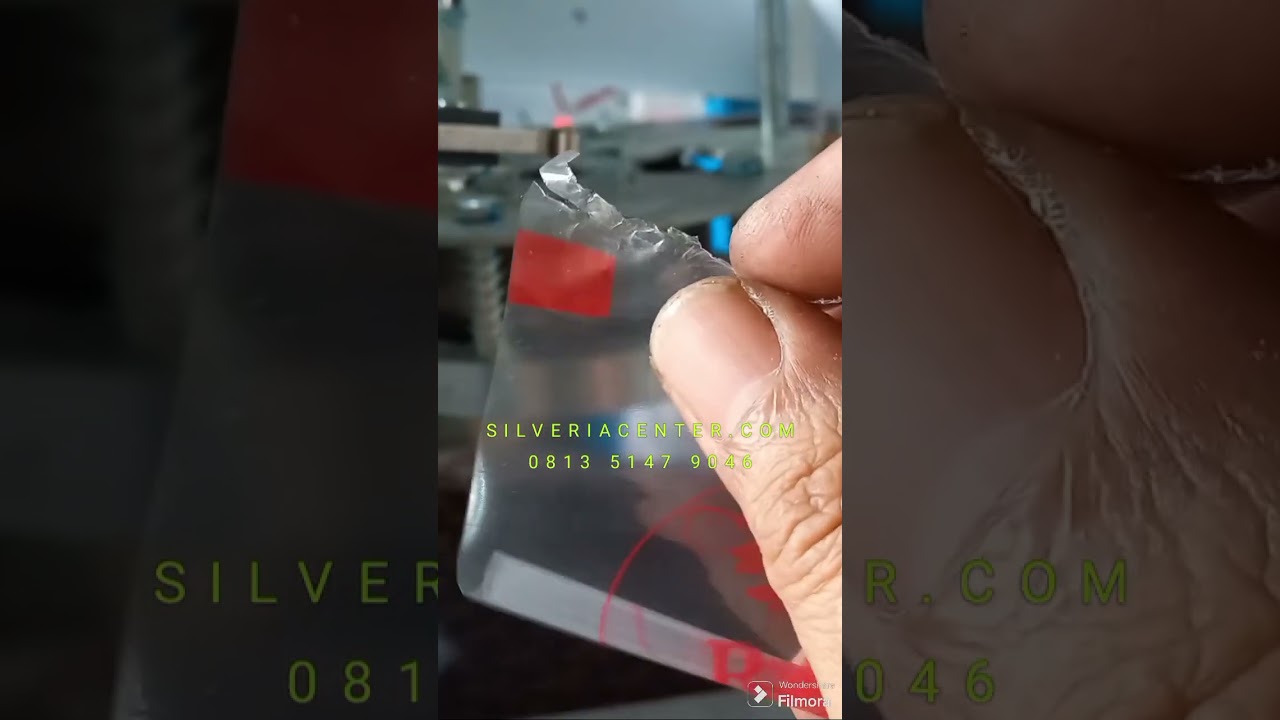 cara setting pengaturan sensifitas sensor film plastik lid mesin cup sealer otomatis
