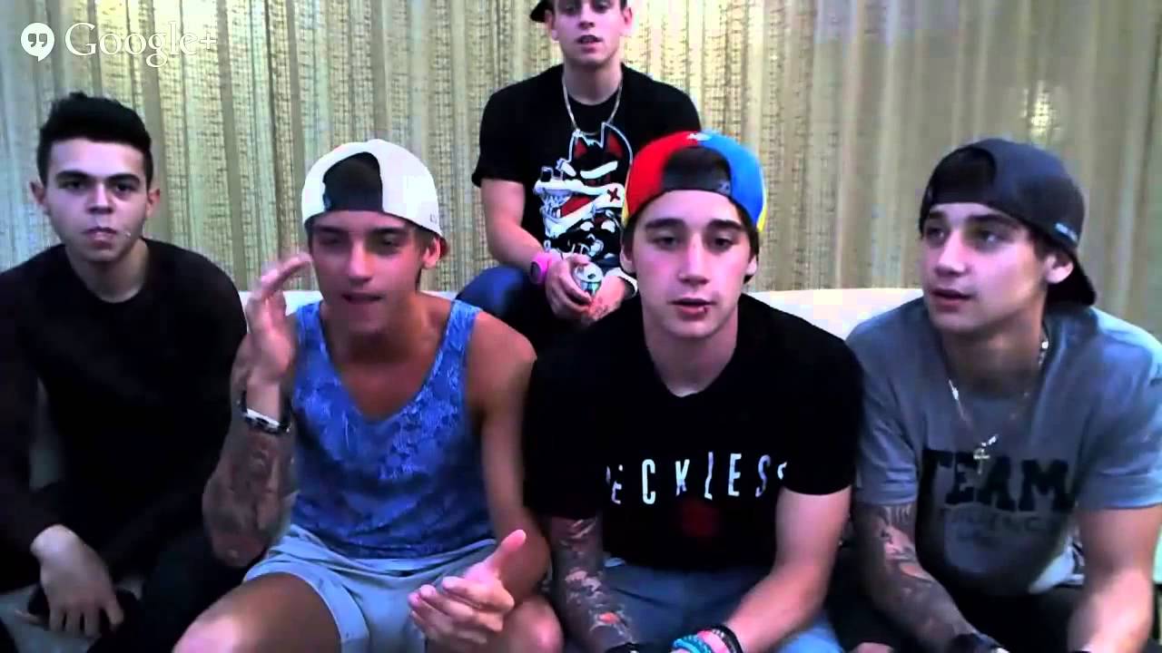 The Janoskians Google+ Hangout