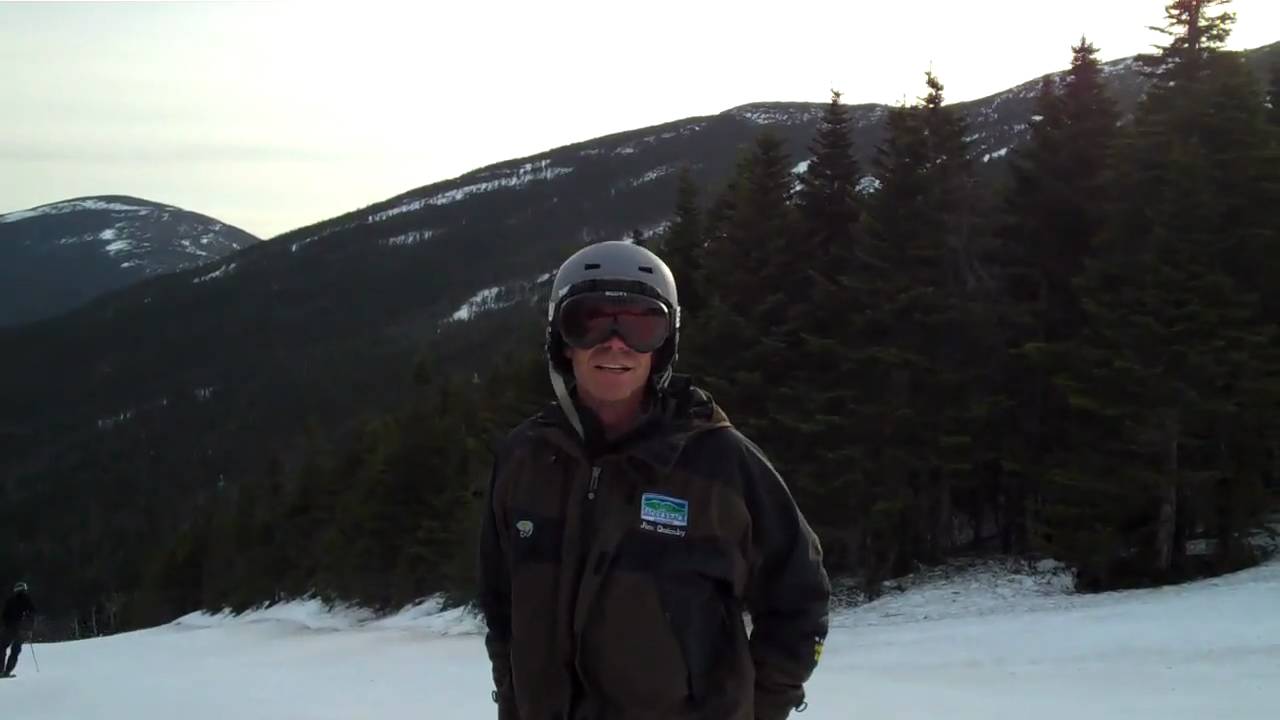 Jimmy Quimby-Director of Mtn. Ops explaining the latest in Spring Skiing Conditions