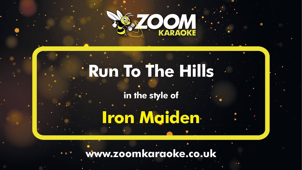 Iron Maiden - Run To The Hills - Karaoke Version from Zoom Karaoke