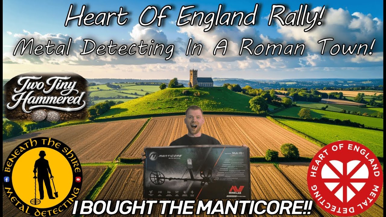 I OWN A MINELAB MANTICORE! Heart Of England Metal Detecting UK! Roman Town in Warwickshire! Saxon!
