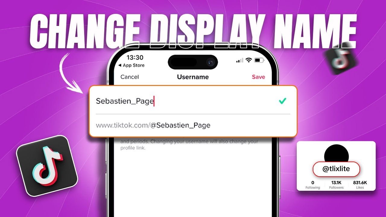 How to Change Display Name or Username on TikTok on iPhone | Update TikTok Profile Name