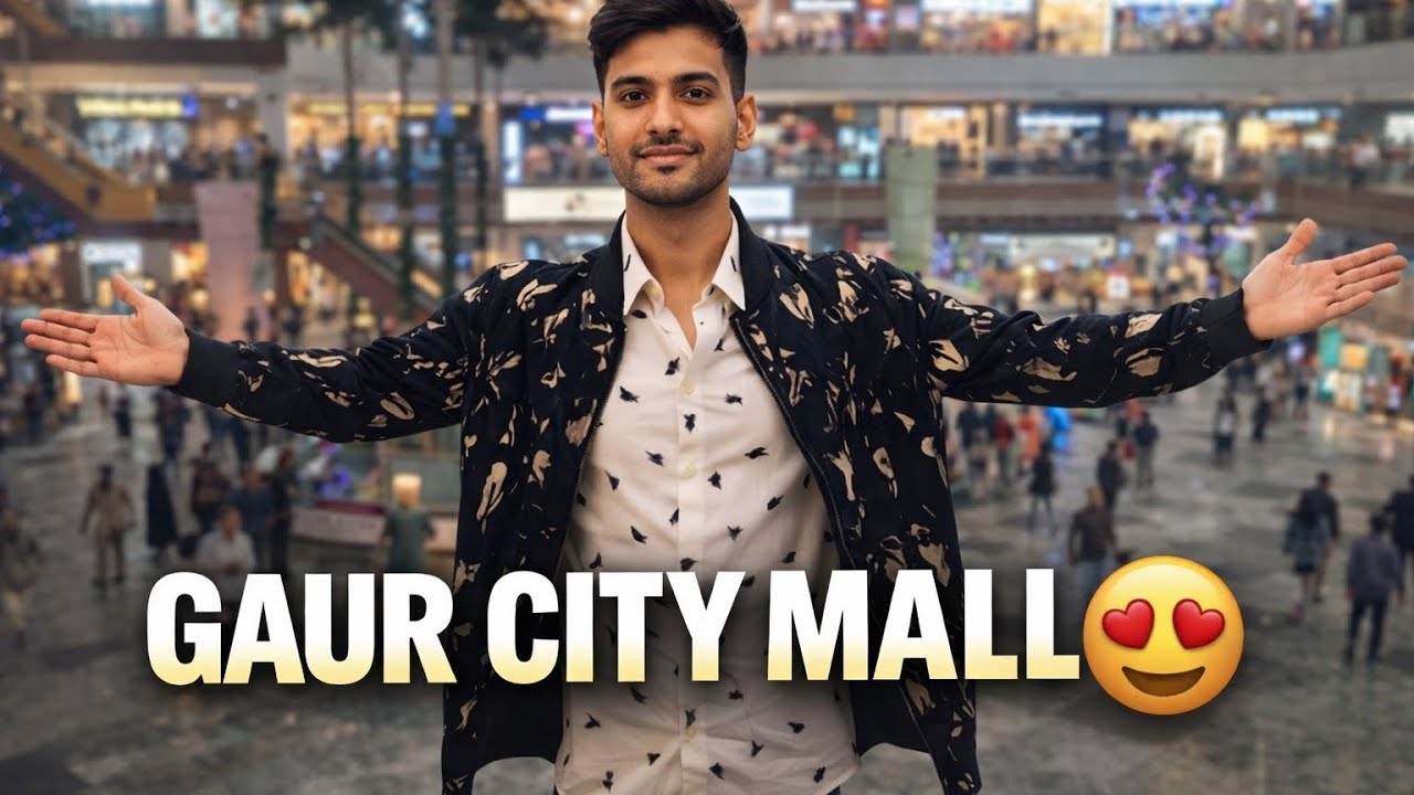 GAUR CITY MALL VLOG 😍 | Full Mall Tour | Shopping &bull; Food Fun @Avrealvlogs #mall #malltour #mallvlog 