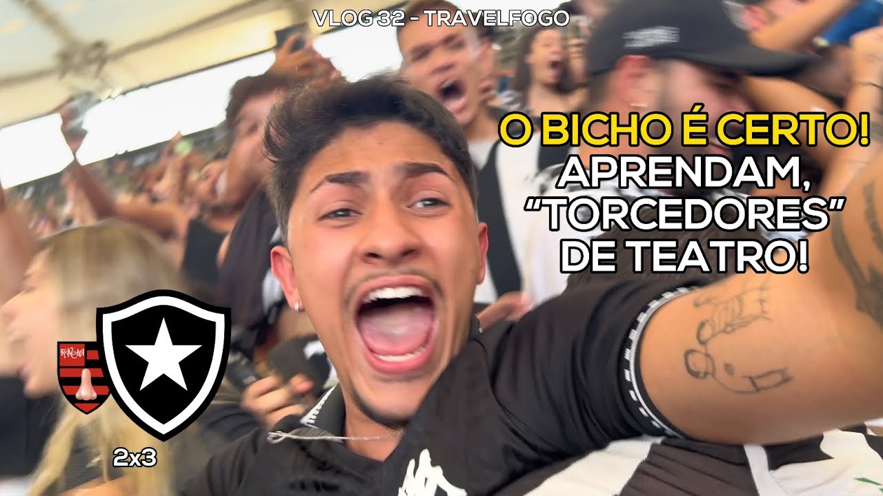 VLOG #32 - VITÓRIA EM CAMPO E BAILE NA ARQUIBANCADA, APRENDAM! | flamengo 2x3 BOTAFOGO