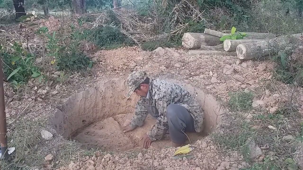 ทำเตาเผาถ่านแบบโบราณใช้เอง