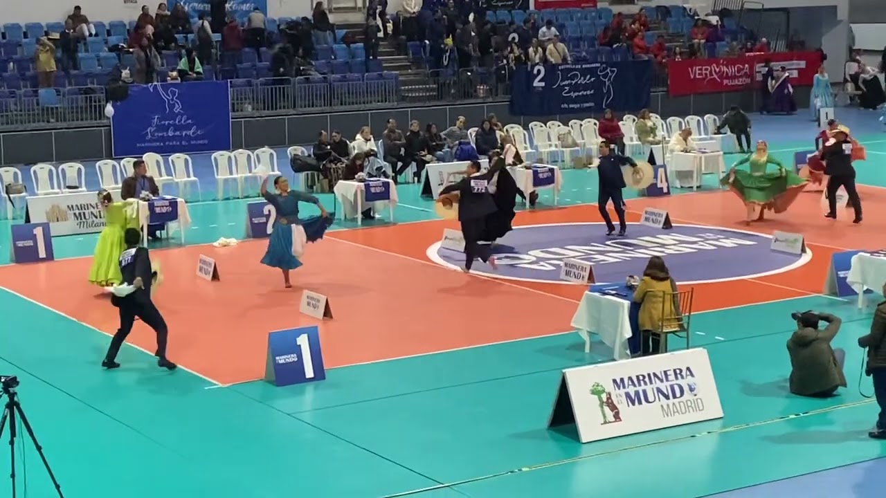 Concurso Marinera Mundo C. De Miraflores Semifinal Juvenil Nacional l Mildred Atoche y Dario Vargas