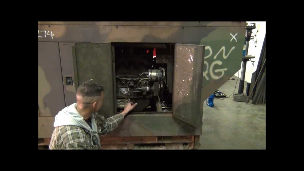 Military surplus generator repair, and first start after years of sitting