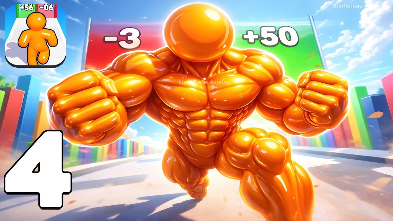 🔥Tall Man Run Gameplay Walkthrough Levels 4 Satisfying Height Growth (Android,iOS)