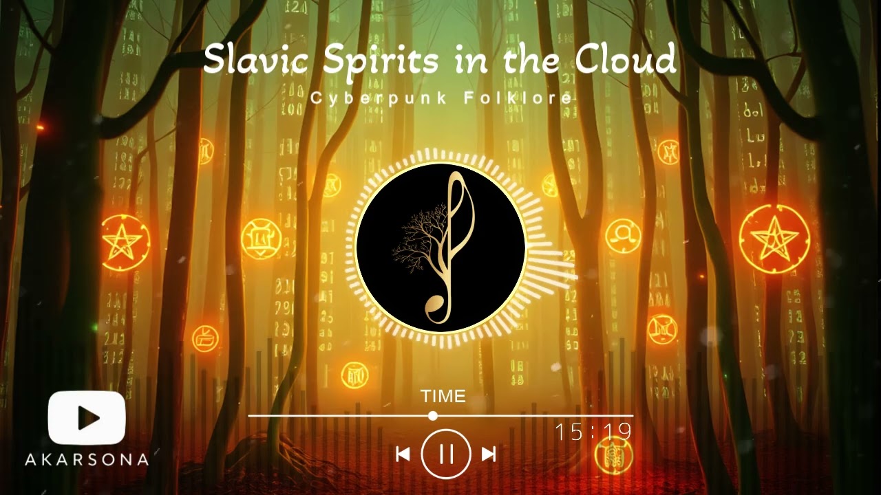 Slavic Spirits in the Cloud | Cyberpunk Folklore | Ethereal Slavic Voices in Digital Reality