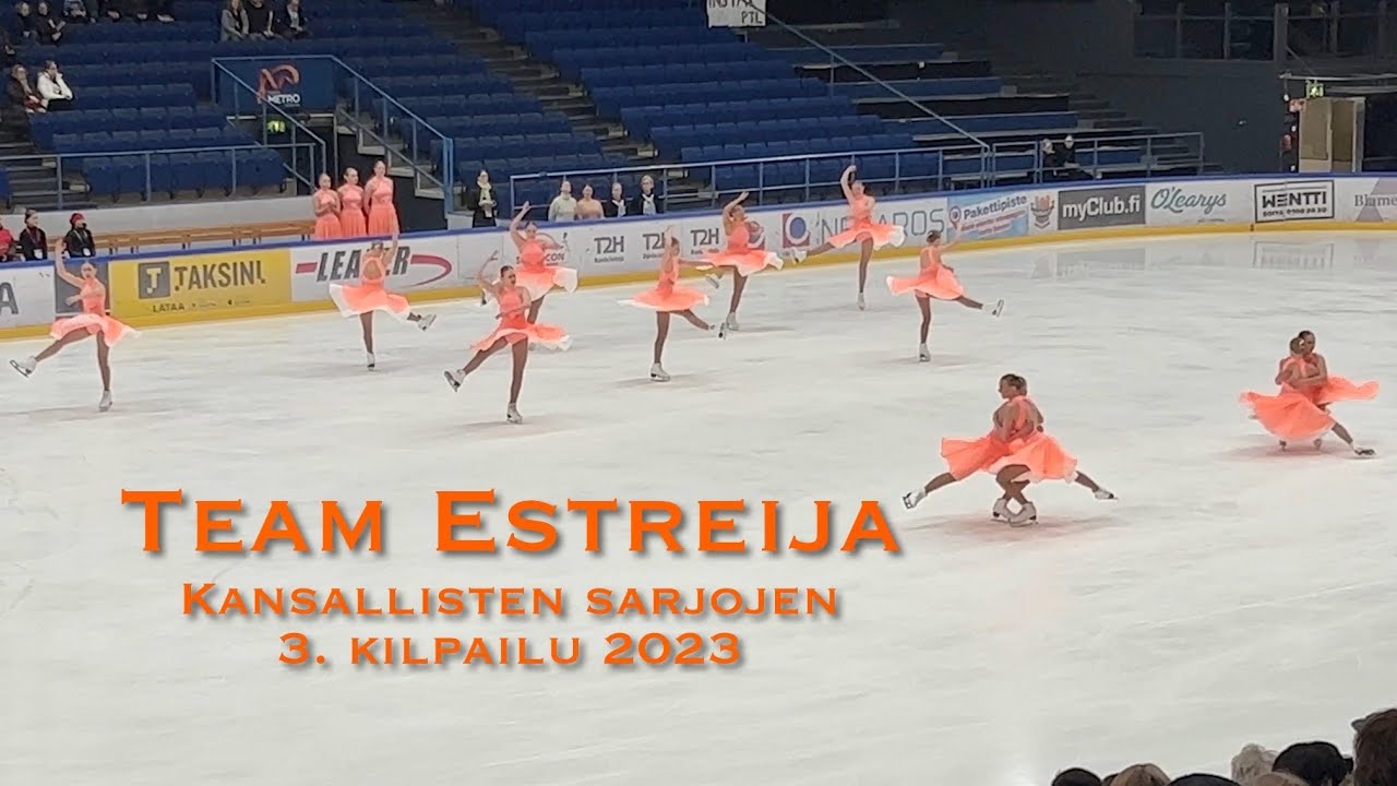 Team Estreija 🥉 Kansallisten sarjojen 3. kilpailu - Synchronized Skating Muodostelmaluistelu