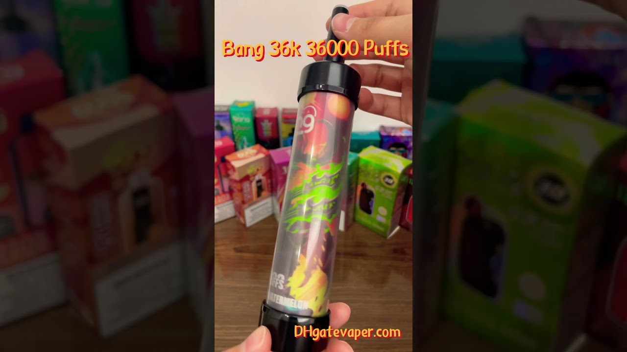 Bang 36k 36000 Puffs Disposable Vape #dhgate #disposablevapepen #unboxing