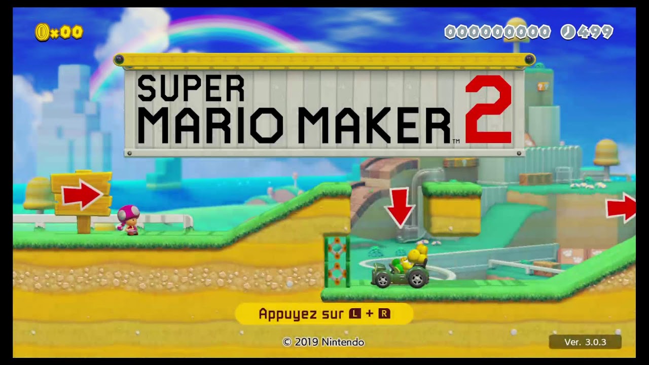 Joue sur  Super Mario Maker 2 en mode affrontement - 18ème épi # + 