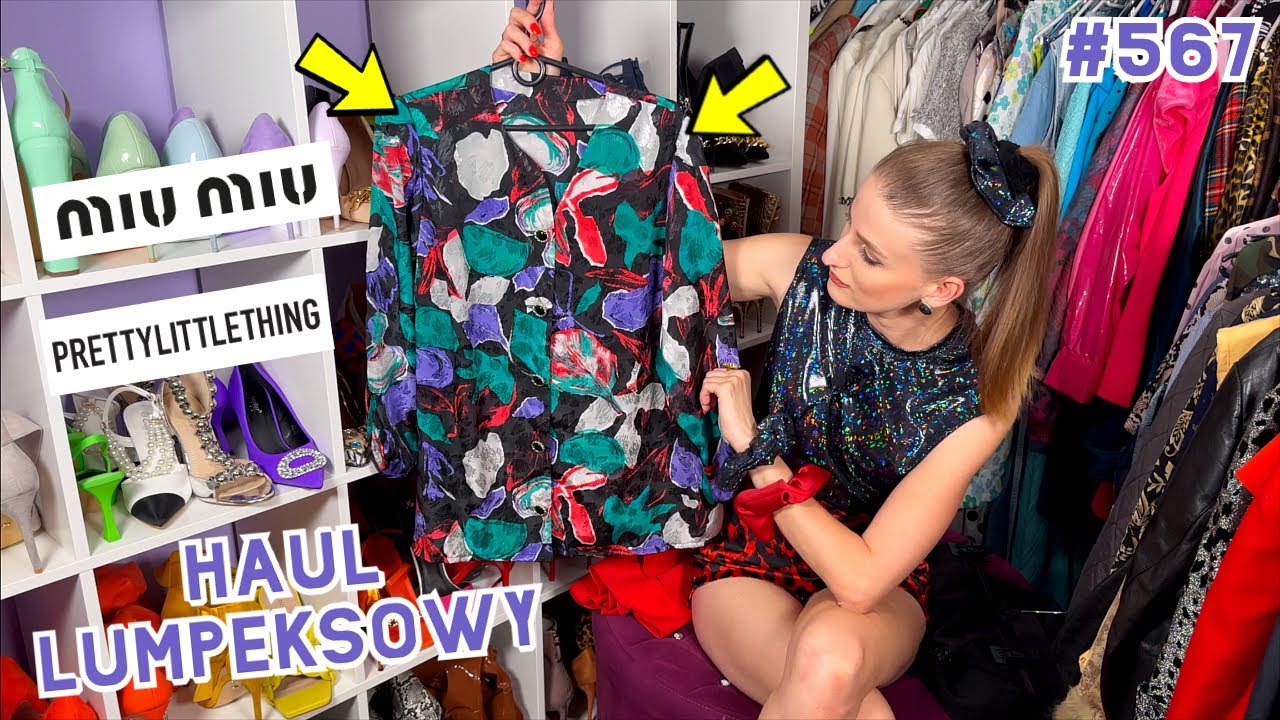 HAUL LUMPEKSOWY🥰 ZAKUPY Z SECOND HANDU 💵 UBRANIA Z WYPRZEDAŻY 👠 SAME PEREŁKI 🤩 #567