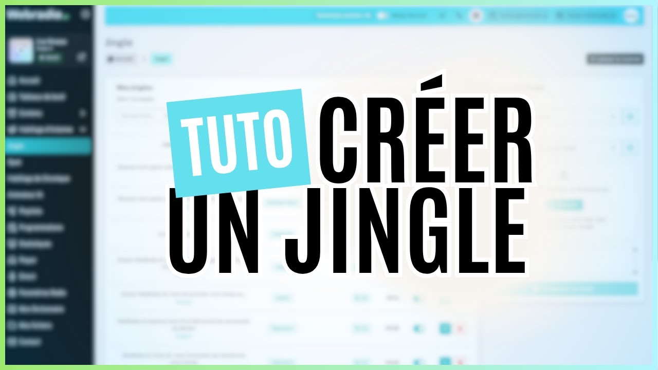 Comment cr&eacute;er un jingle radio avec l'IA | Tutoriel Webradio.ai