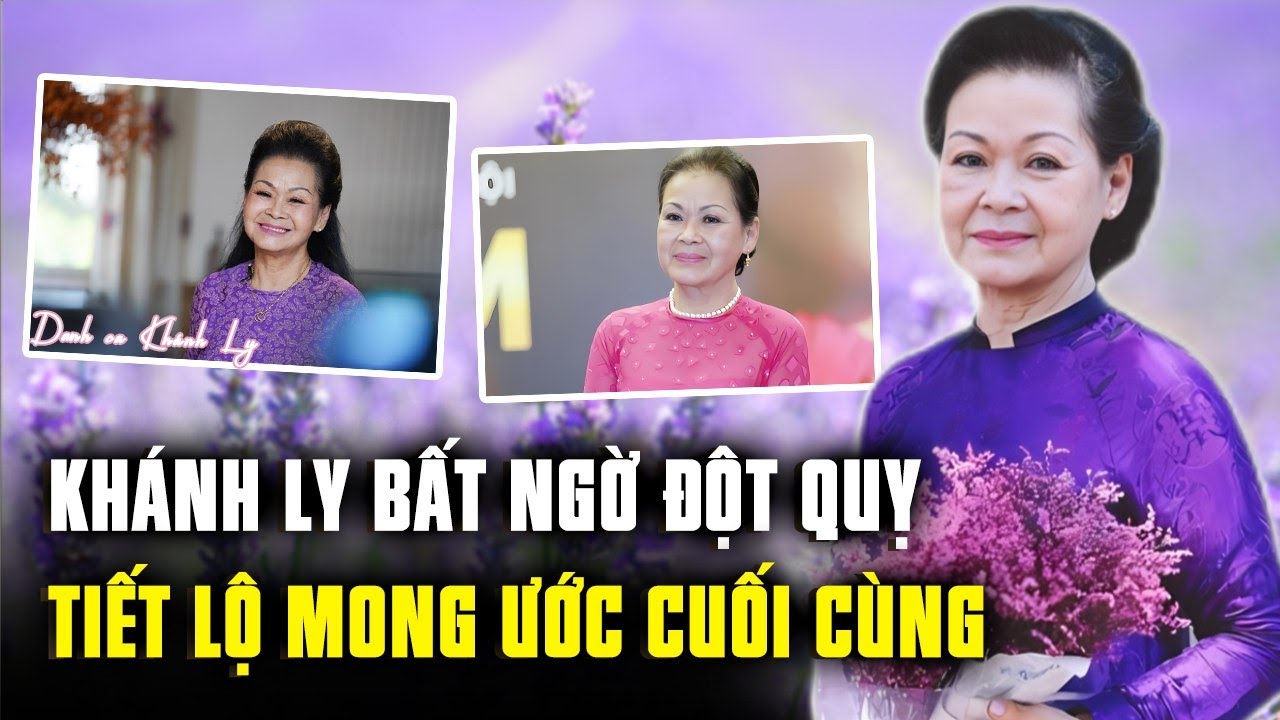 Danh ca Khánh Ly bị đột quỵ: ‘Tôi có thể chết trên sân khấu nhưng không thể phụ tình cảm khán giả’
