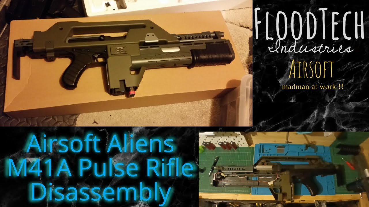 Airsoft Pulse Rifle M41A Project Part 1| Disassembly Guide