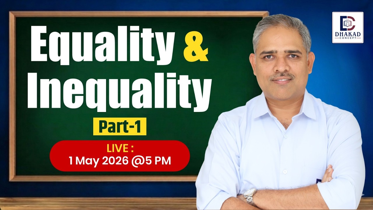 SSC  Exams 2026 | Reasoning | Equality & Inequality #1 |  Dhakad SSC Exams | Dhakad Sir