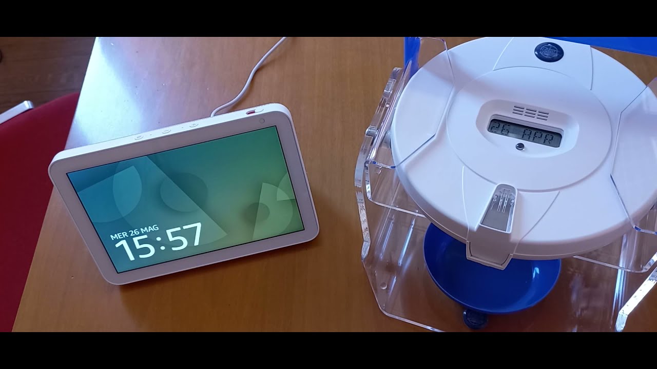 Dispenser automatico per farmaci e assistente vocale