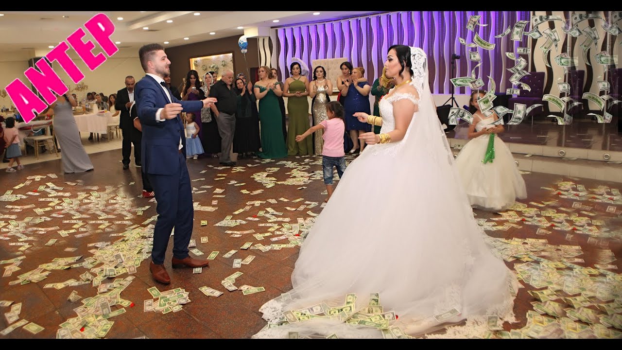 Antep halayi Direm & Tamer oyun - Antep Düğünü -  gelin damat oyunu - HALAY