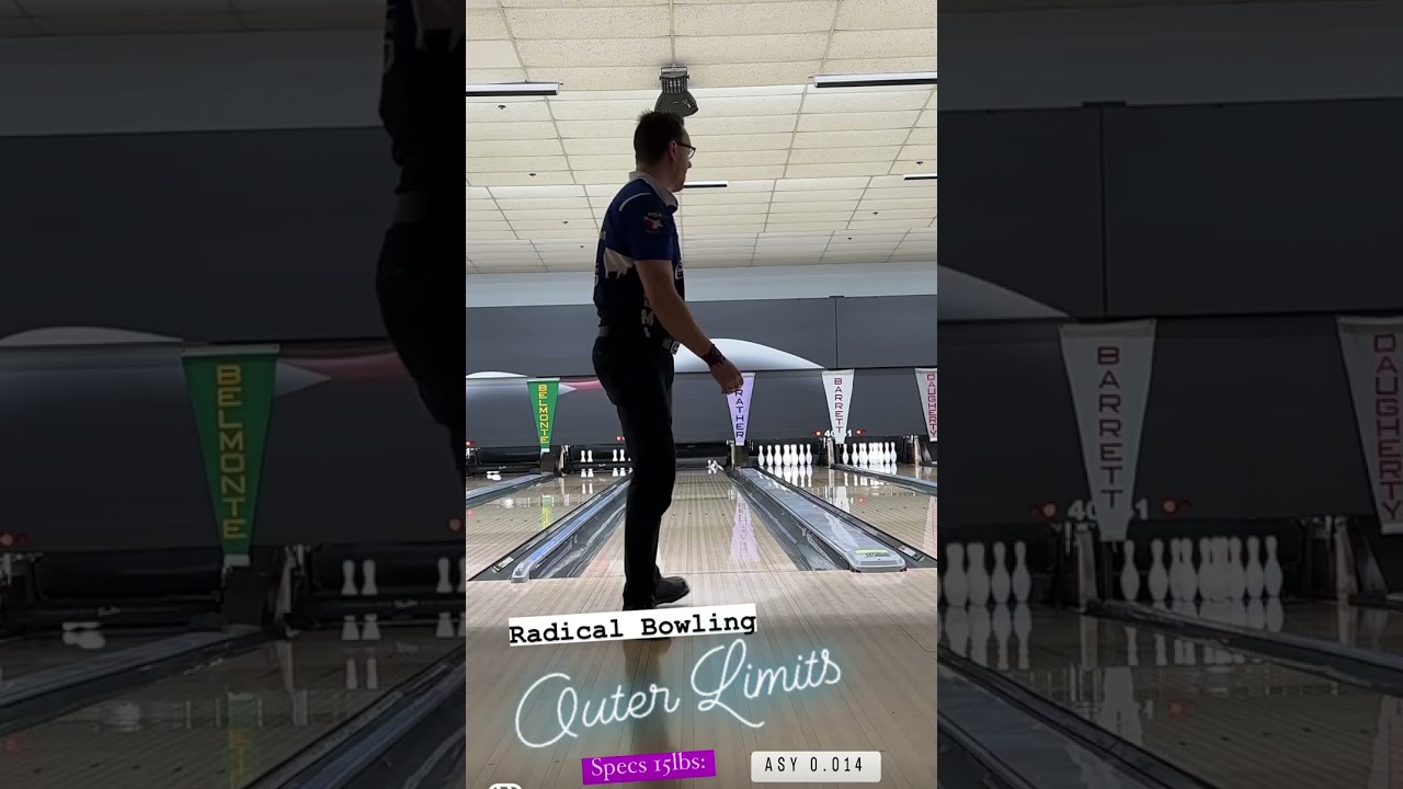 Outer Limits - Brand new Radical Bowling Ball on PBA Dragon oil pattern