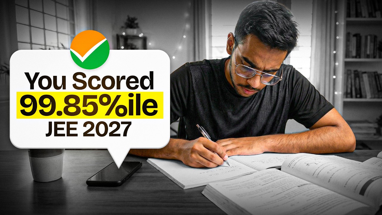 JEE 2027: How to still get Top IIT (Practical video) 🌹