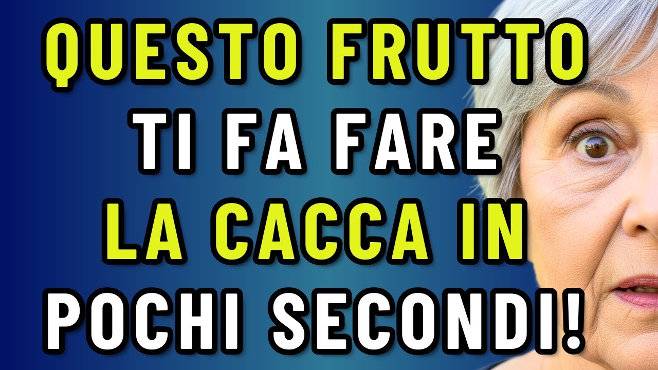 SCOPERTO il MIGLIOR FRUTTO che CURA la stitichezza e per depura l'intestino!