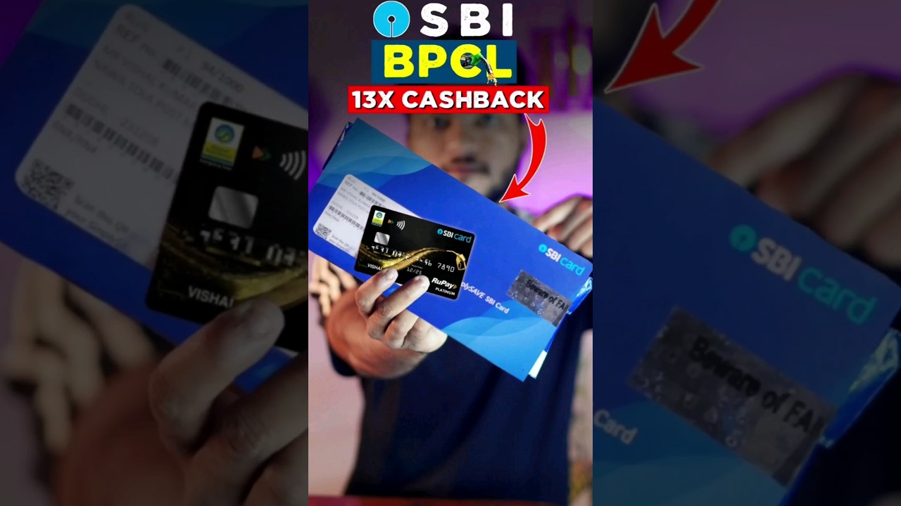 SBI BPCL Credit Card 13X Reward Cashback Benifits or Charges #sbi #bpcl #fuelcard