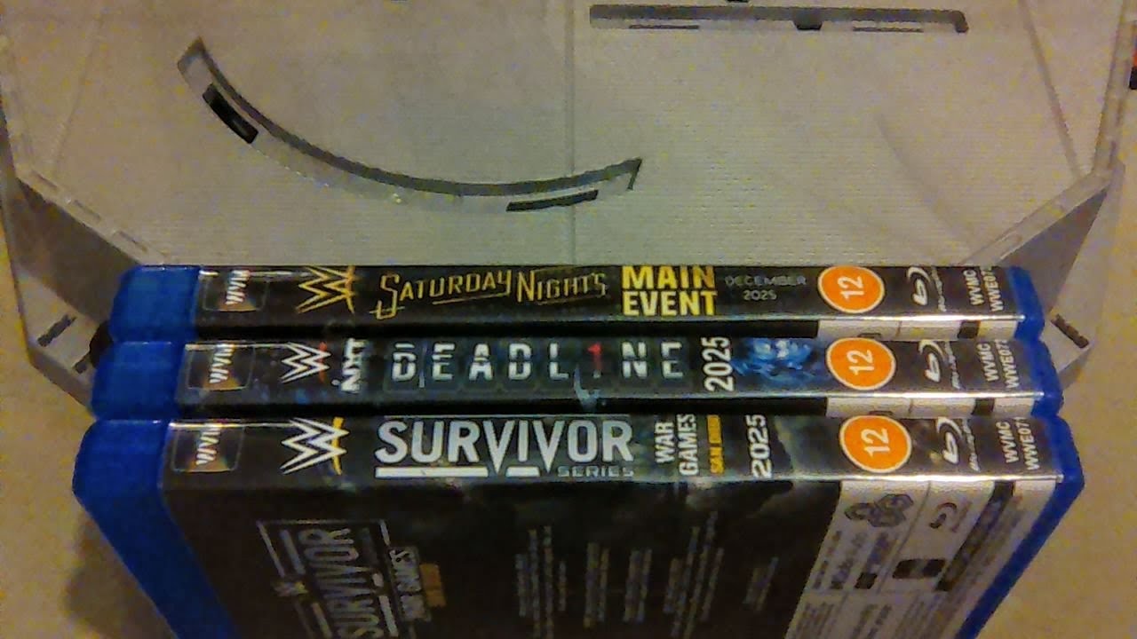 WWE Custom Blu Ray Pickups January 2026 