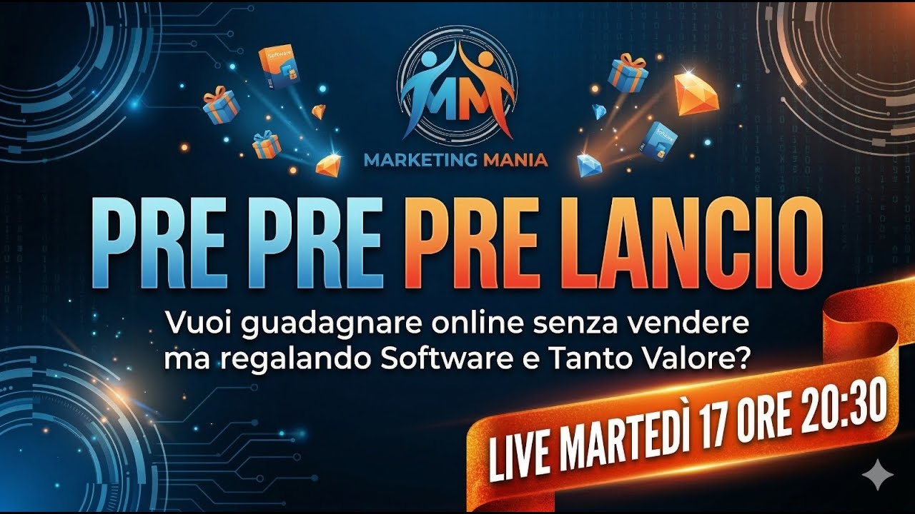Pre Lancio Marketing Mania | Strategie che Funzionano