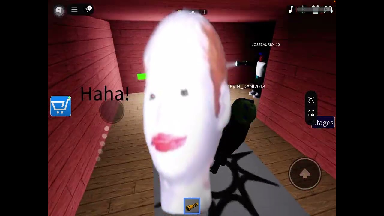 Playing do not get hit by the hard