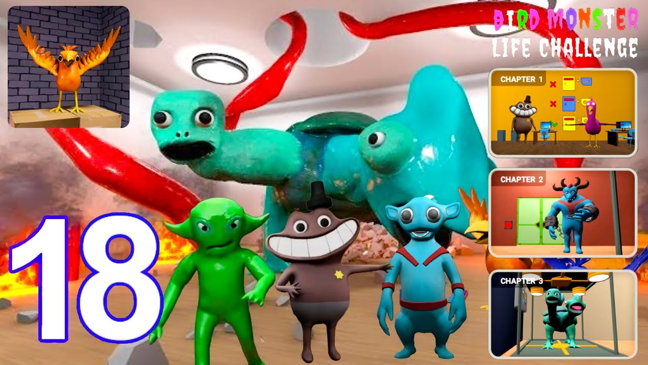 Bird Monster Life Challenge 5 - Gameplay Walkthrough Part 18 - All Chapters (Android, iOS)
