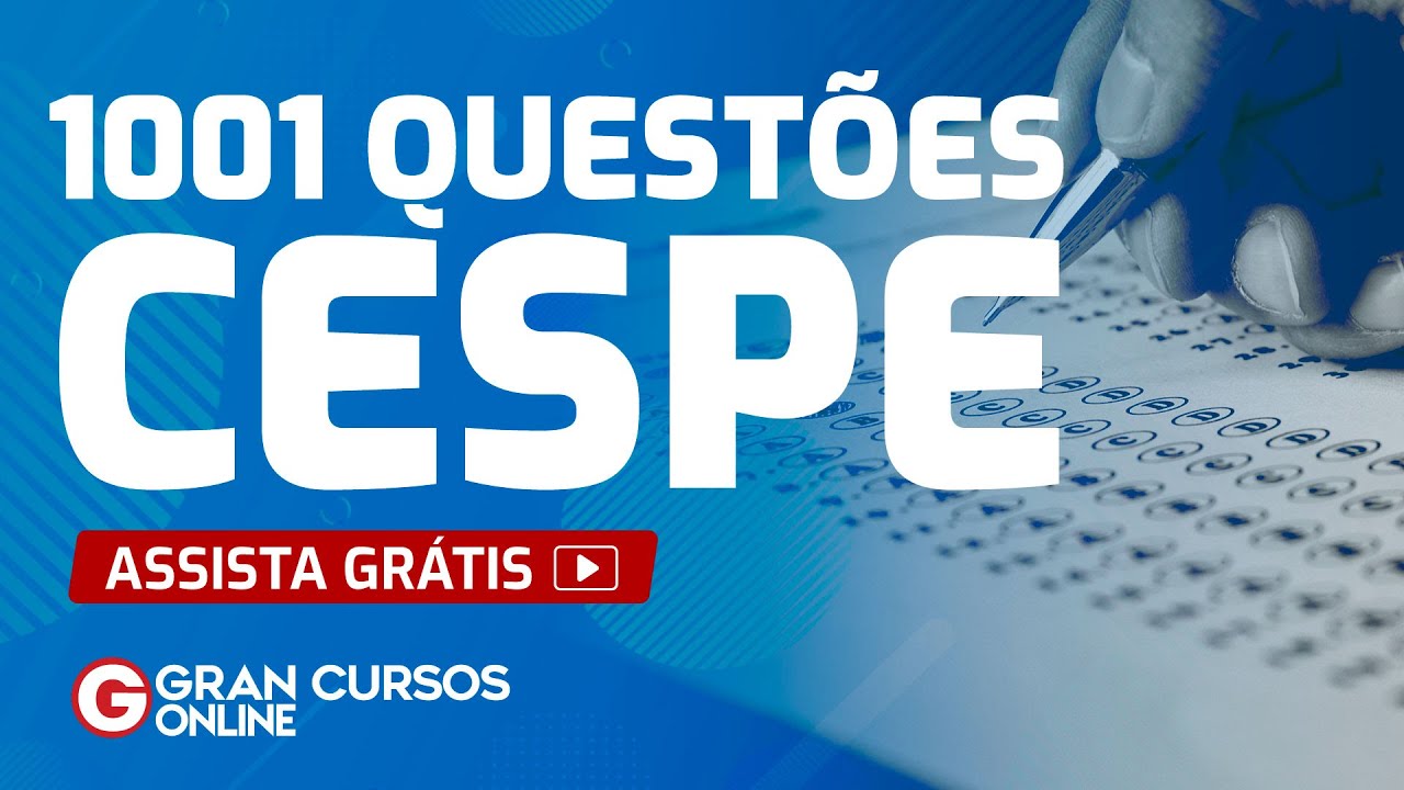 1001 Questões Cespe – Língua Portuguesa: Prof. Claiton Natal