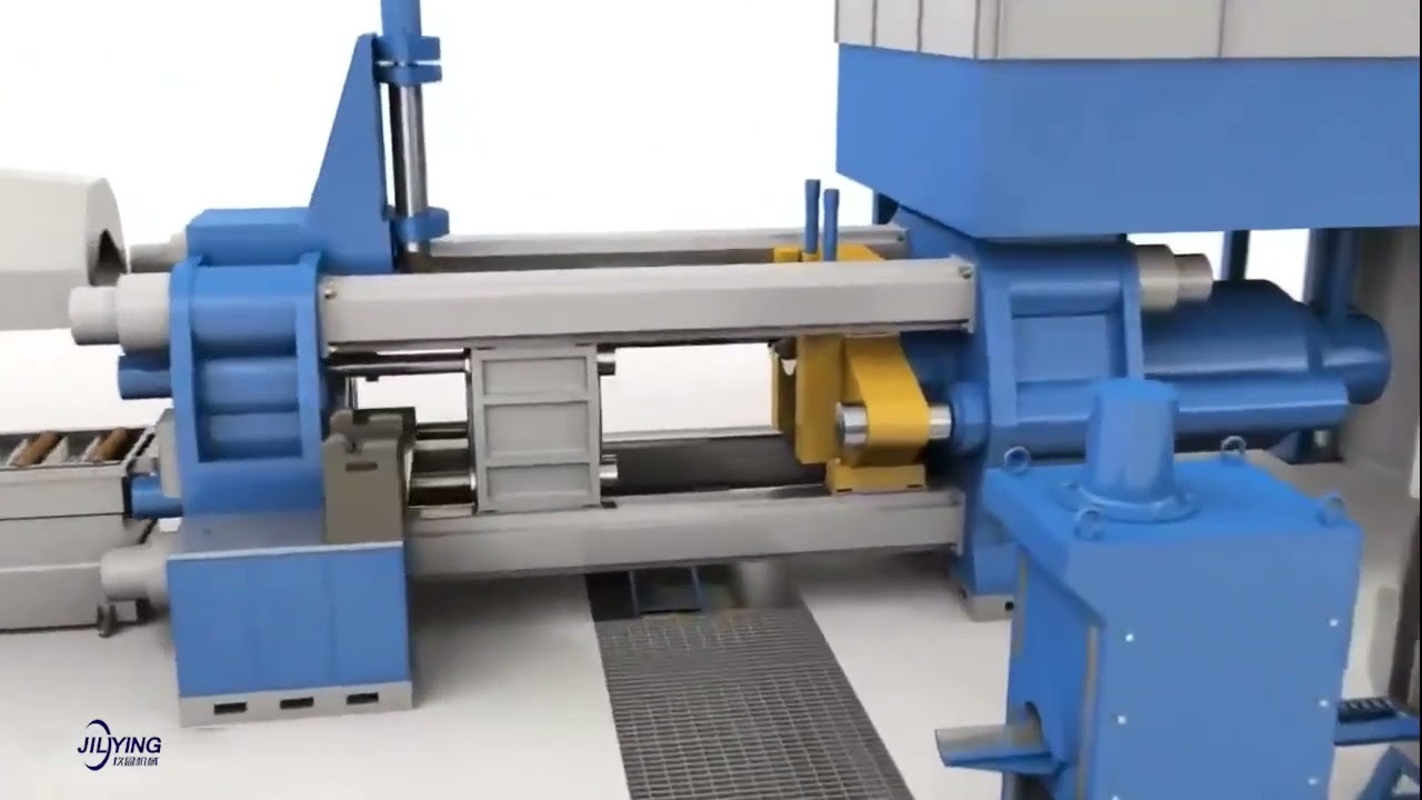 Aluminum Extrusion Press Line | Complete 3D Process from Billet Heating to Final Packing