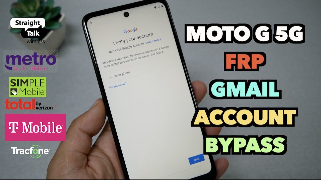 Moto G 5G: как обойти FRP на экране активации Google для любого оператора США