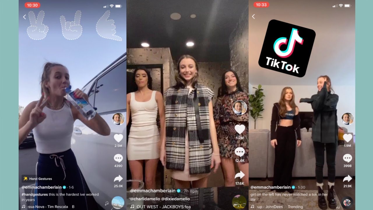 Best of Emma Chamberlain Tik Tok Compilation