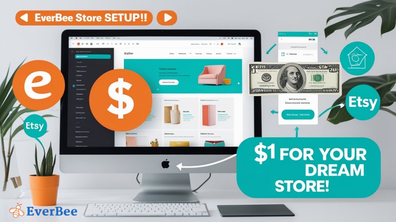 Build Your Dream Store with EverBee: $1 Setup for Etsy & Printify Integration! | EverBee Store