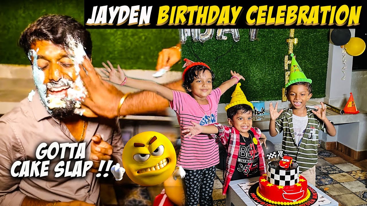 Super Funny !! JAYDEN's Birthday Celebration 🎂🎁 Cake சம்பவம் on Me 🥲 DAN JR VLOGS