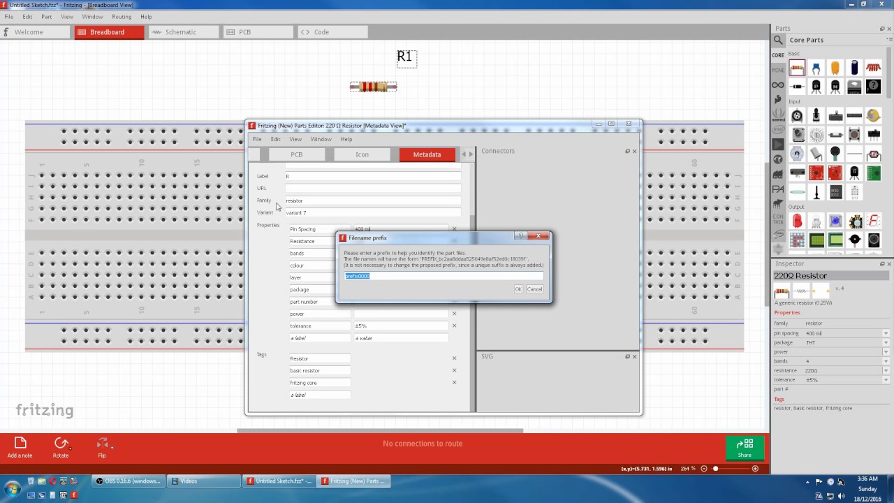 Fritzing Part Creation &mdash; Глава 1 &mdash; Новый редактор деталей