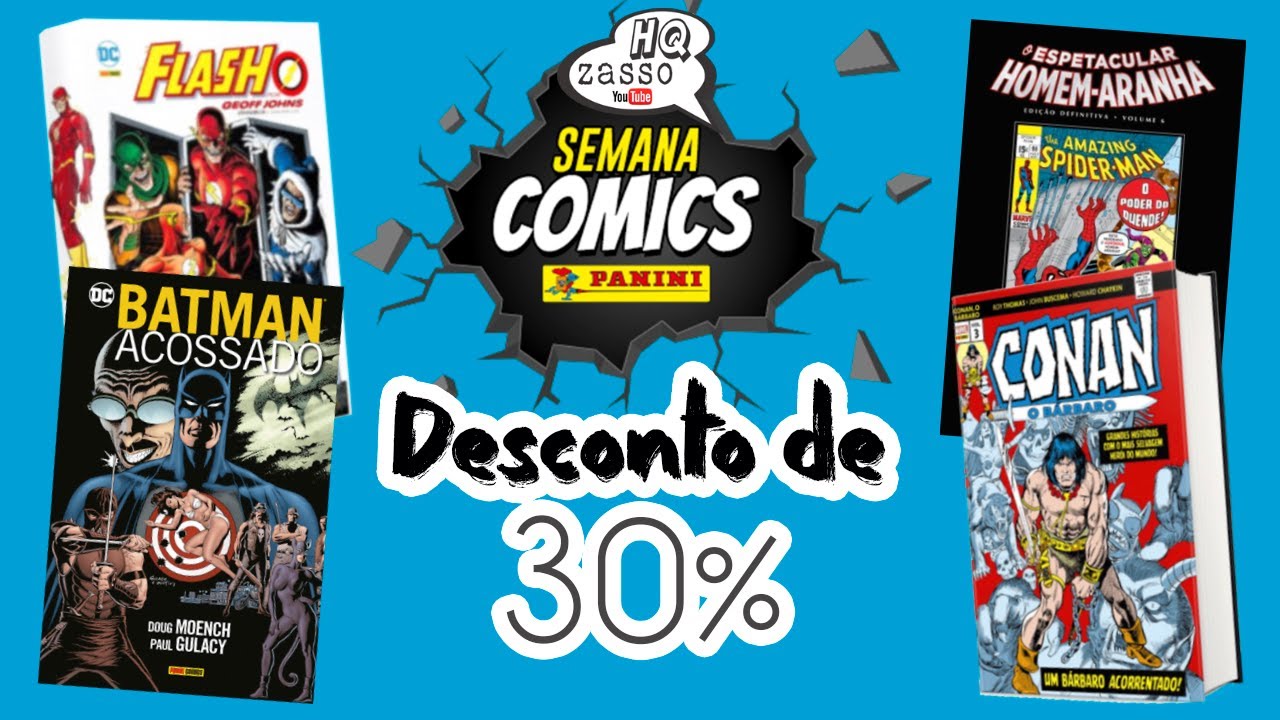 Quase 30% de desconto em quadrinhos!