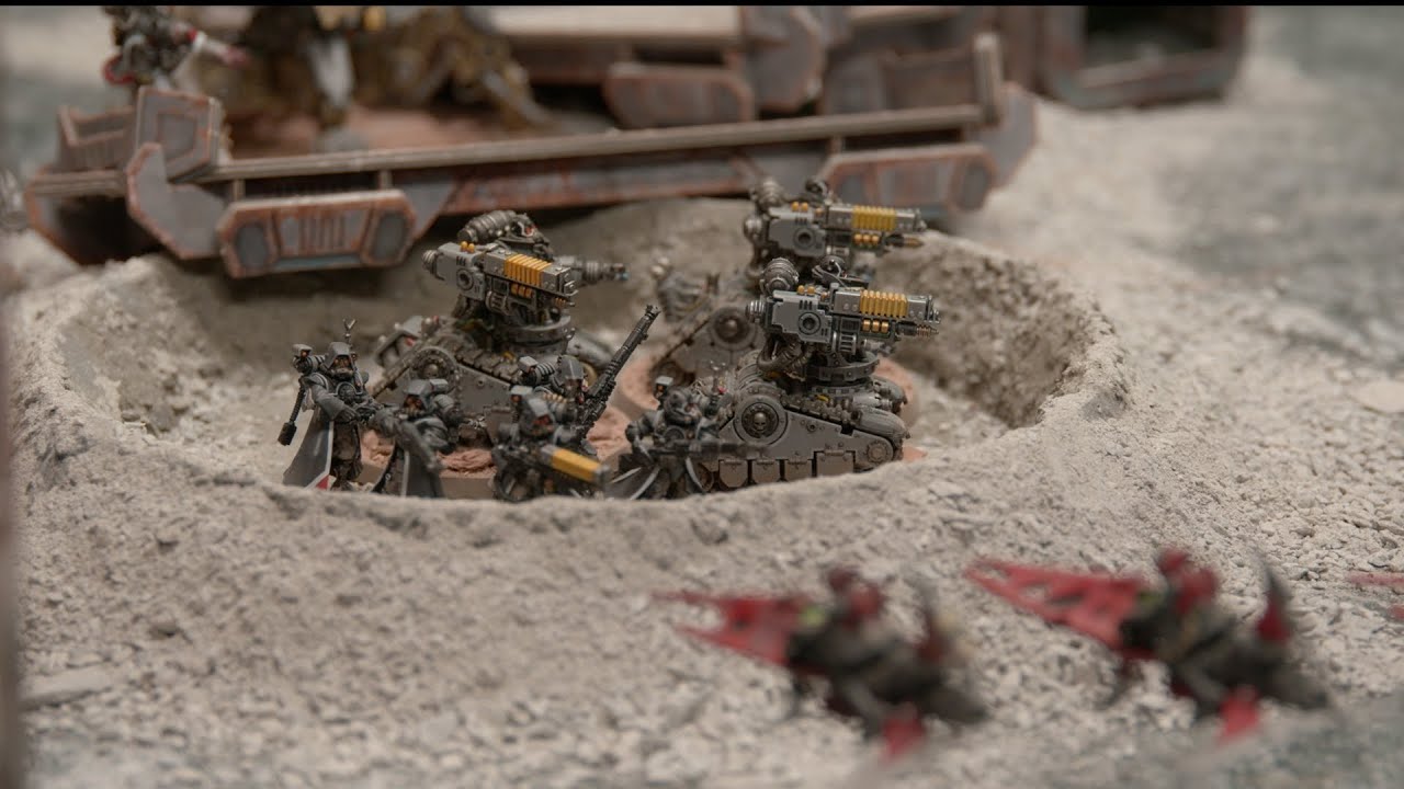 HOW TO BUILD 40K TERRAIN - EASY FOAM CRATERS