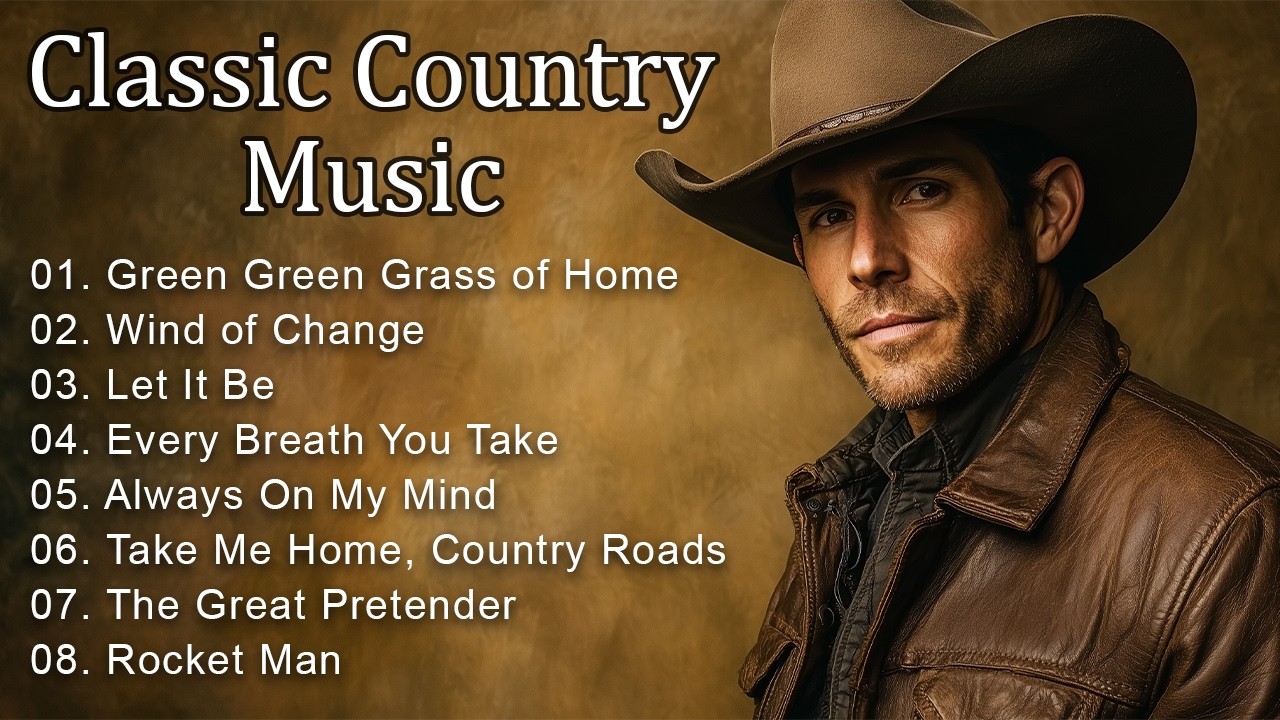Green Green Grass of Home, Wind Of Change, Every Breath You Take–Classic Country Music 60s, 70s, 80s
