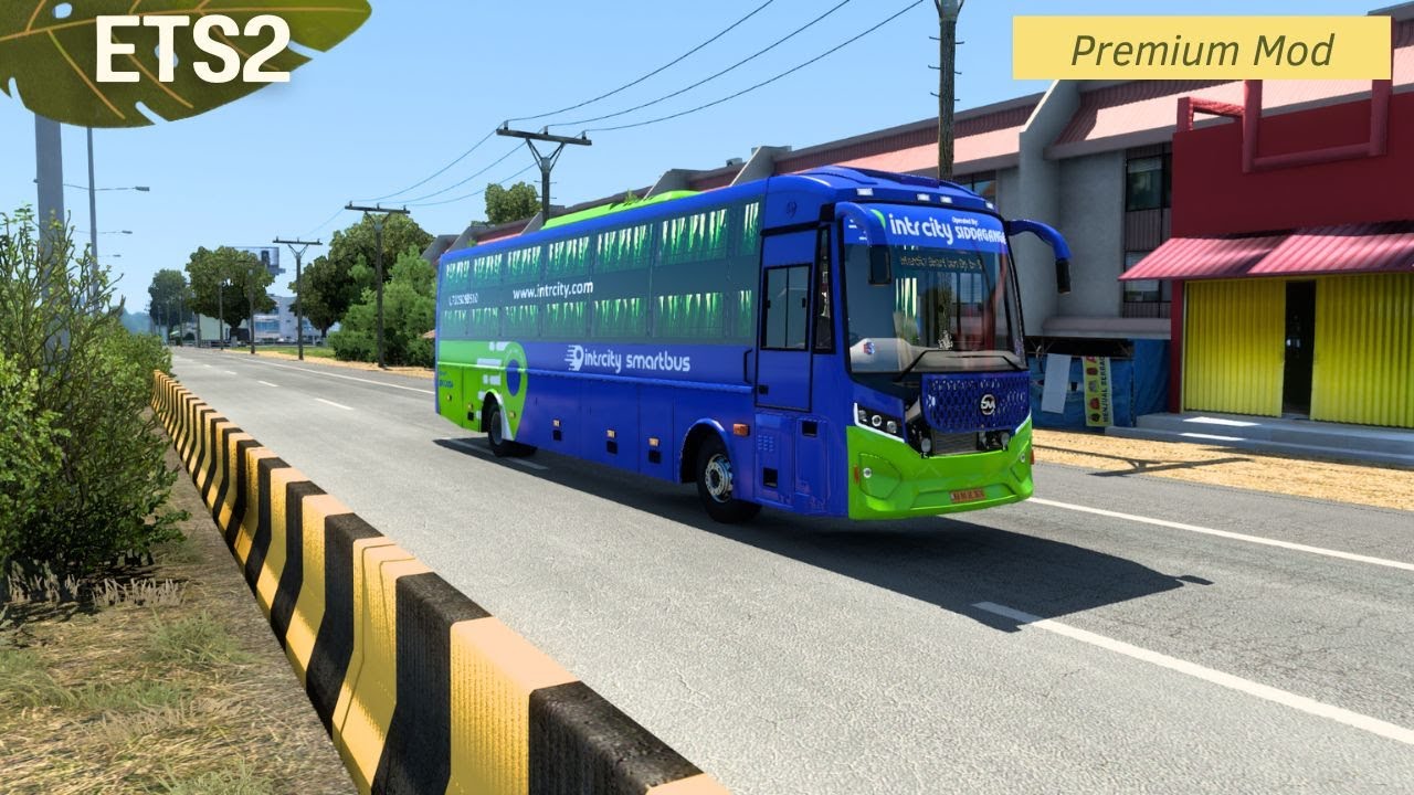 First Time In Ets2 Damodar Super High-Deck Bs6 Bus