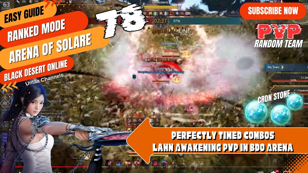 Perfectly Timed Combos &ndash; Lahn Awakening PvP in BDO Arena - Black Desert Online